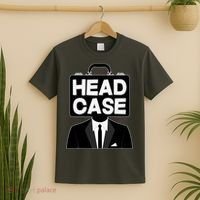 Funny Head Case Man T-Shirt thumb 2