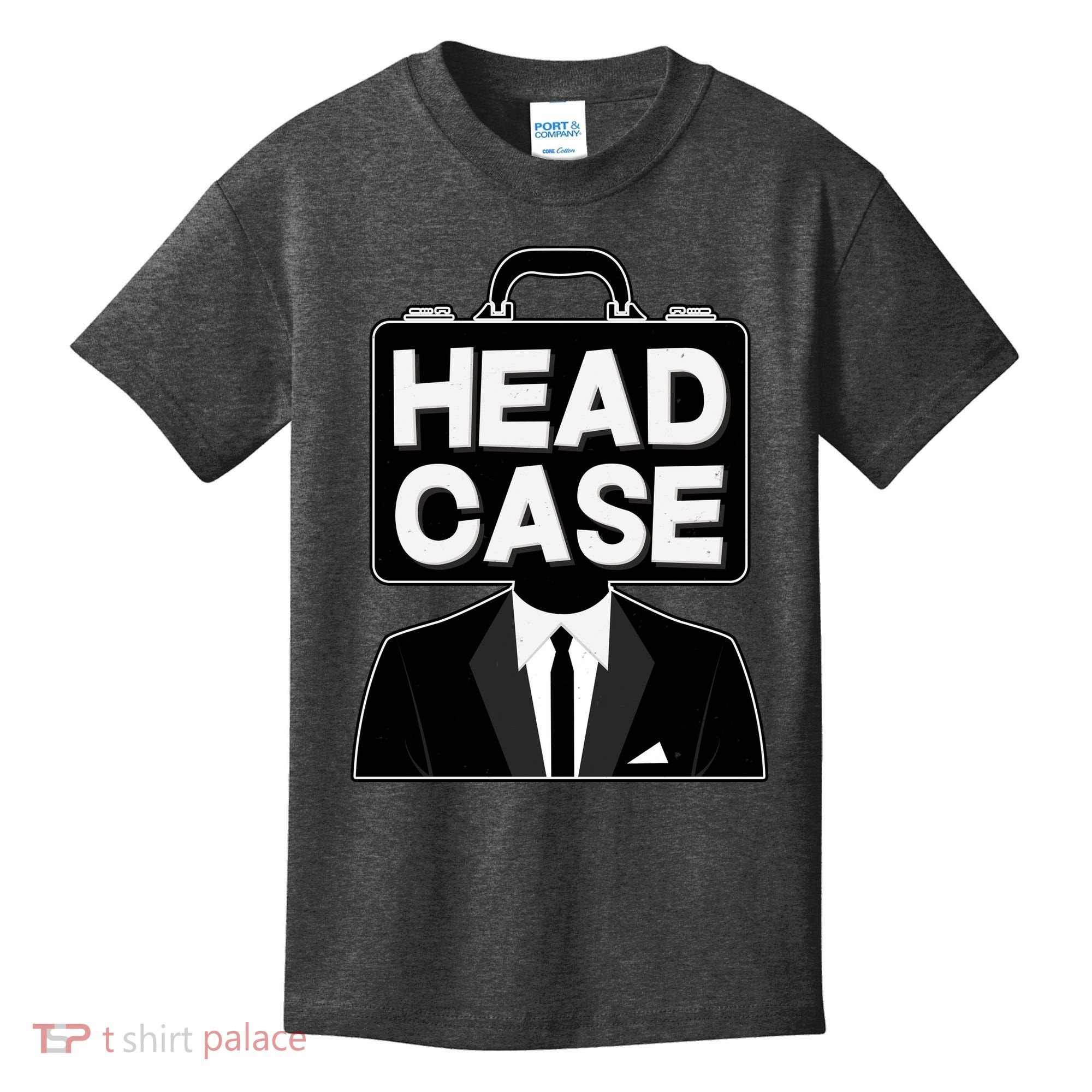 Funny Head Case Man Kids T-Shirt