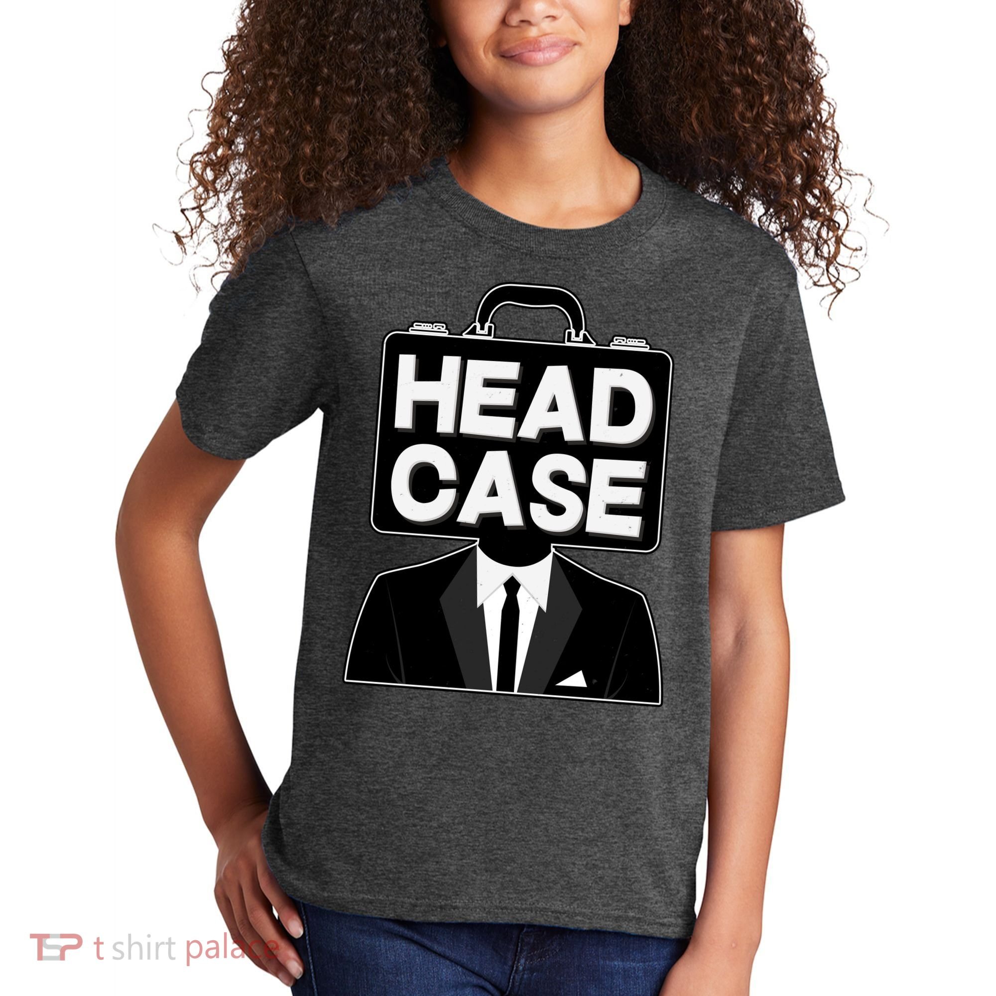 Funny Head Case Man Kids T-Shirt