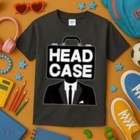 Funny Head Case Man Kids T-Shirt thumb 3