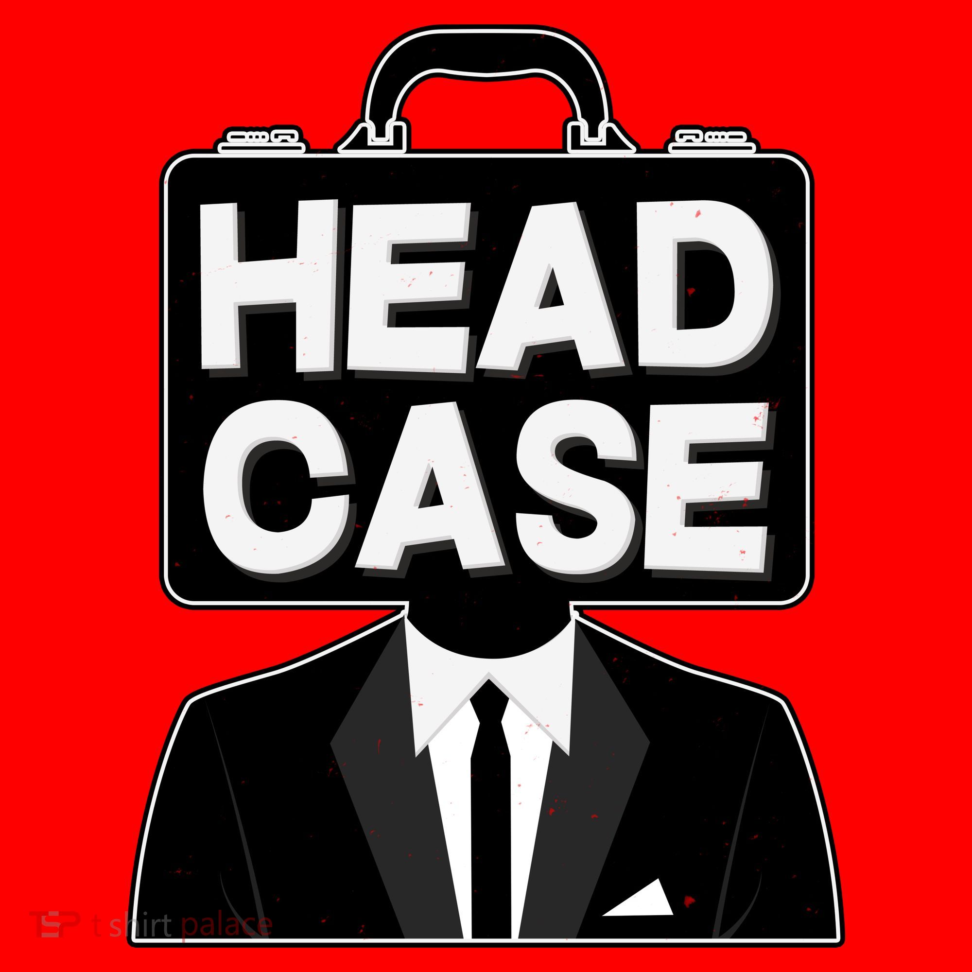 Funny Head Case Man Santa Hat