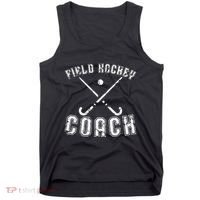 Field Hockey Coach Gifts Distressed Field Hockey Coach Tank Top thumb 0