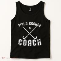 Field Hockey Coach Gifts Distressed Field Hockey Coach Tank Top thumb 2