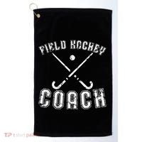 Field Hockey Coach Gifts Distressed Field Hockey Coach Golf Towel thumb 0