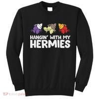 Funny Hermit Crabs Lover Gifts Hermit Crab Owner Black, Casual Humorous Pet Sweatshirt thumb 0