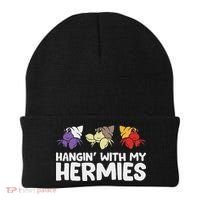 Funny Hermit Crabs Lover Gifts Hermit Crab Owner Black, Casual Humorous Pet Beanie thumb 0
