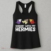 Funny Hermit Crabs Lover Gifts Hermit Crab Owner Black, Casual Humorous Pet Women's Tank Top thumb 3