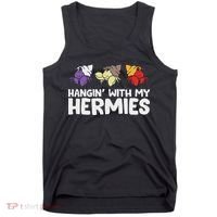 Funny Hermit Crabs Lover Gifts Hermit Crab Owner Black, Casual Humorous Pet Tank Top thumb 0