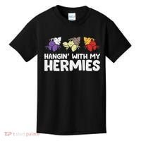Funny Hermit Crabs Lover Gifts Hermit Crab Owner Black, Casual Humorous Pet Kids T-Shirt thumb 0