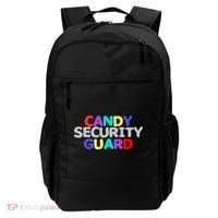 Funny Halloween, Cute Halloween, Candy Security Guard Backpack thumb 0