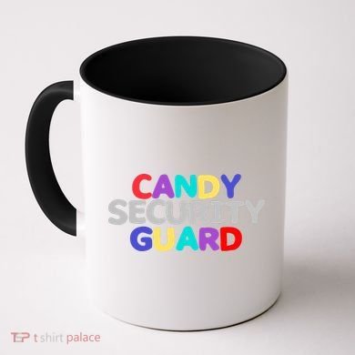 Funny Halloween, Cute Halloween, Candy Security Guard Coffee Mug