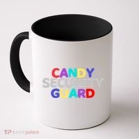 Funny Halloween, Cute Halloween, Candy Security Guard Coffee Mug thumb 0
