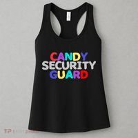 Funny Halloween, Cute Halloween, Candy Security Guard Women's Tank Top thumb 3