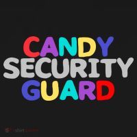 Funny Halloween, Cute Halloween, Candy Security Guard Tank Top thumb 6