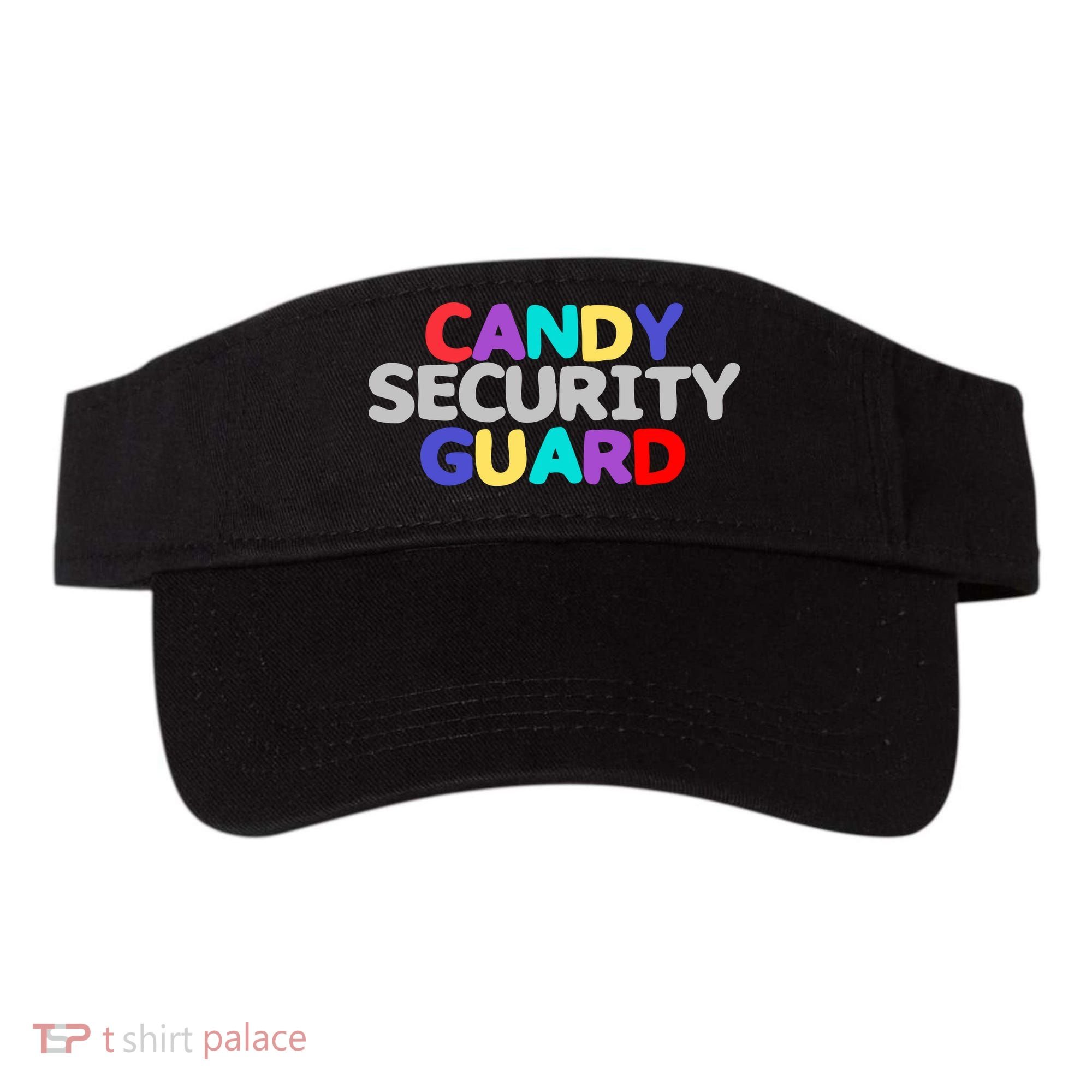 Funny Halloween, Cute Halloween, Candy Security Guard Visor