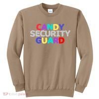 Funny Halloween, Cute Halloween, Candy Security Guard Sweatshirt thumb 0