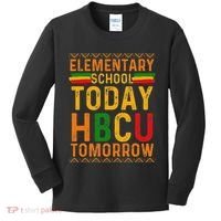 Future Hbcu College Elementary School Today Hbcu Tomorrow Kids Long Sleeve Shirt thumb 0