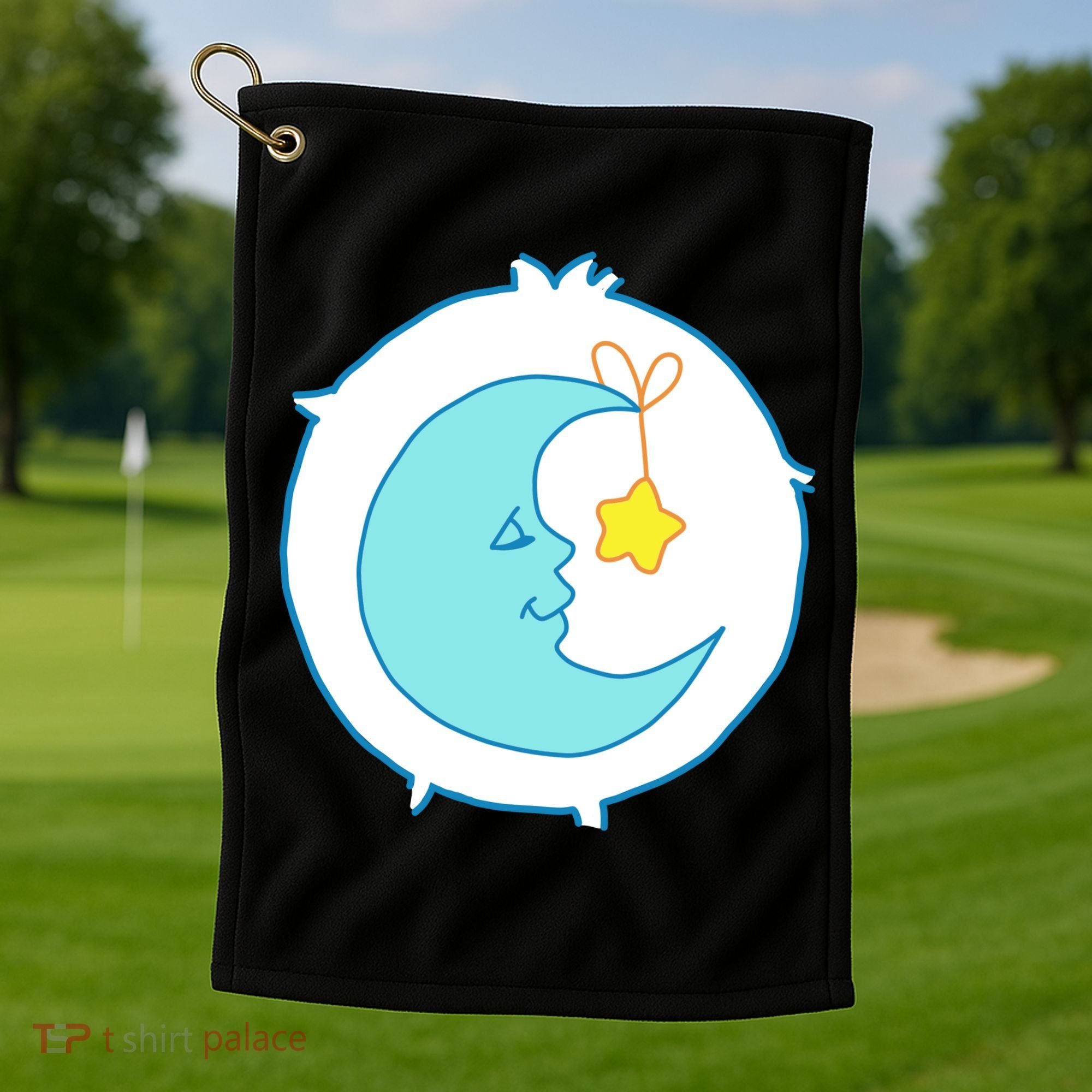 Funny Halloween, Cute Halloween, Bedtime Bear Halloween Costume Golf Towel