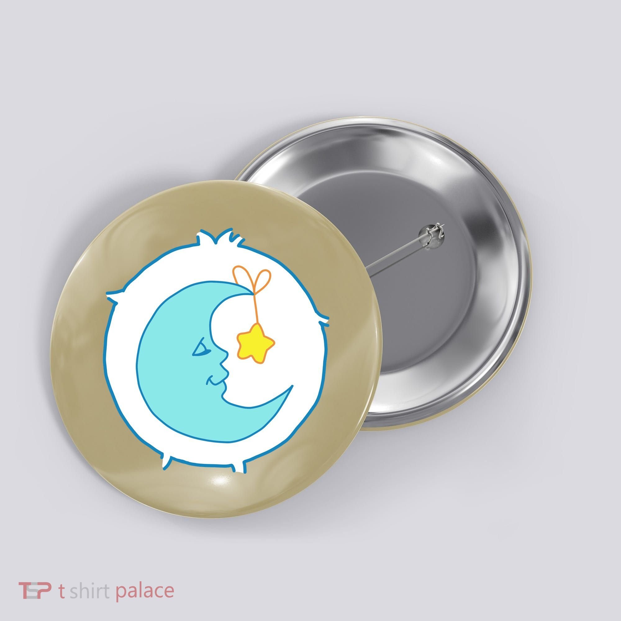 Funny Halloween, Cute Halloween, Bedtime Bear Halloween Costume Button