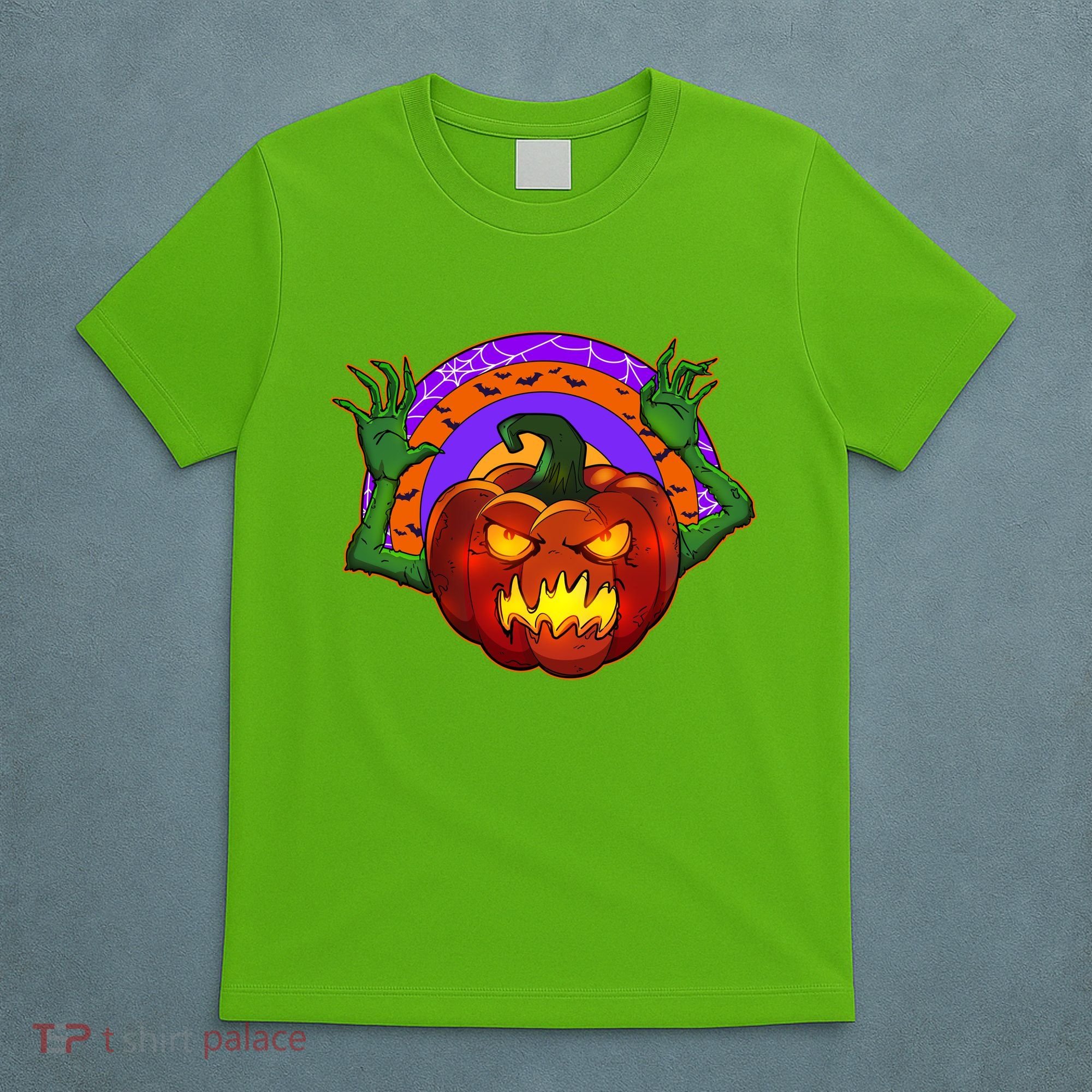 Funny Halloween Creepy Jackolantern Pumpkin T-Shirt