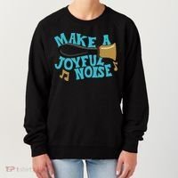 For Handbell Choir Ringers Make A Joyful Noise Graphic Women's Sweatshirt thumb 0