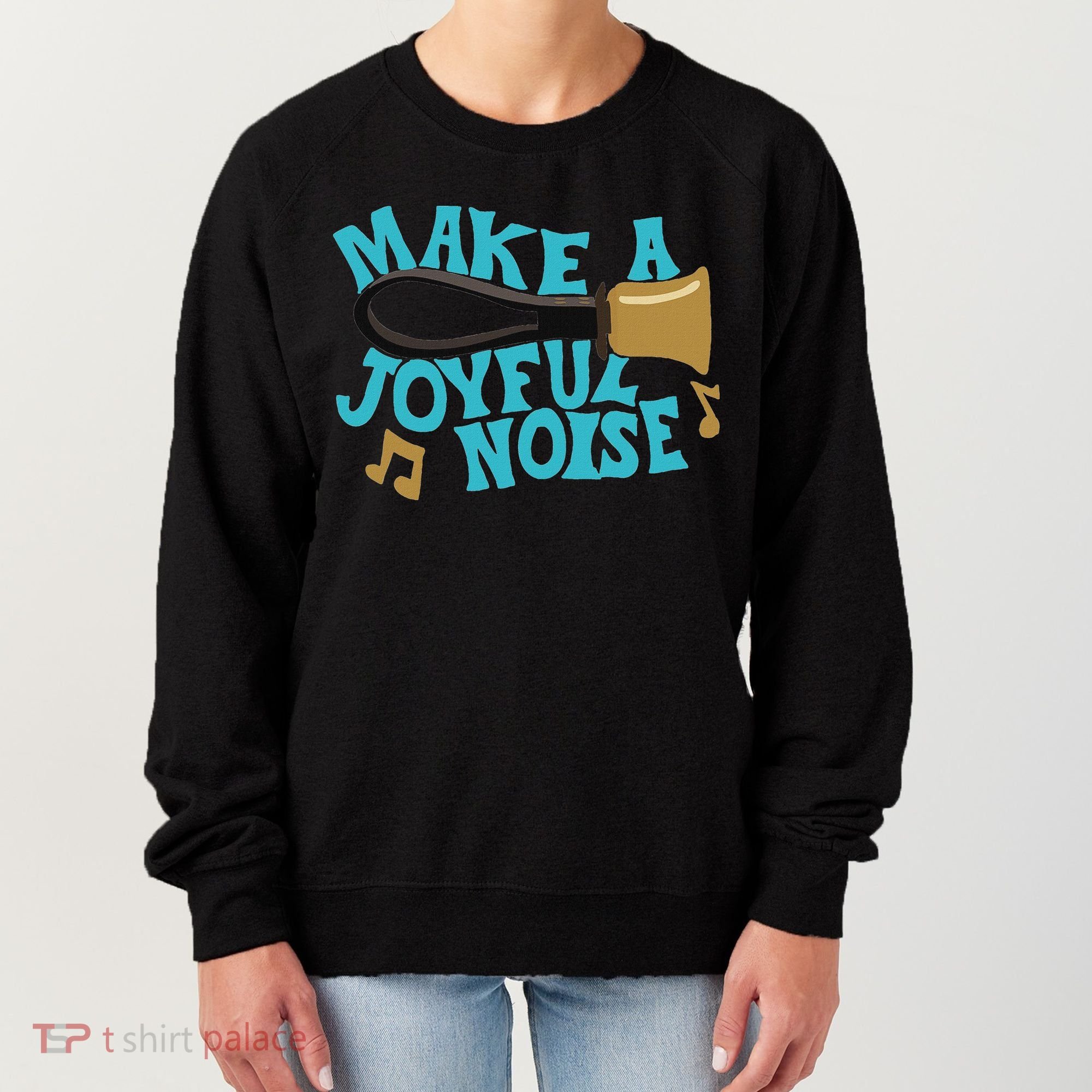 For Handbell Choir Ringers Make A Joyful Noise Graphic Women's Sweatshirt