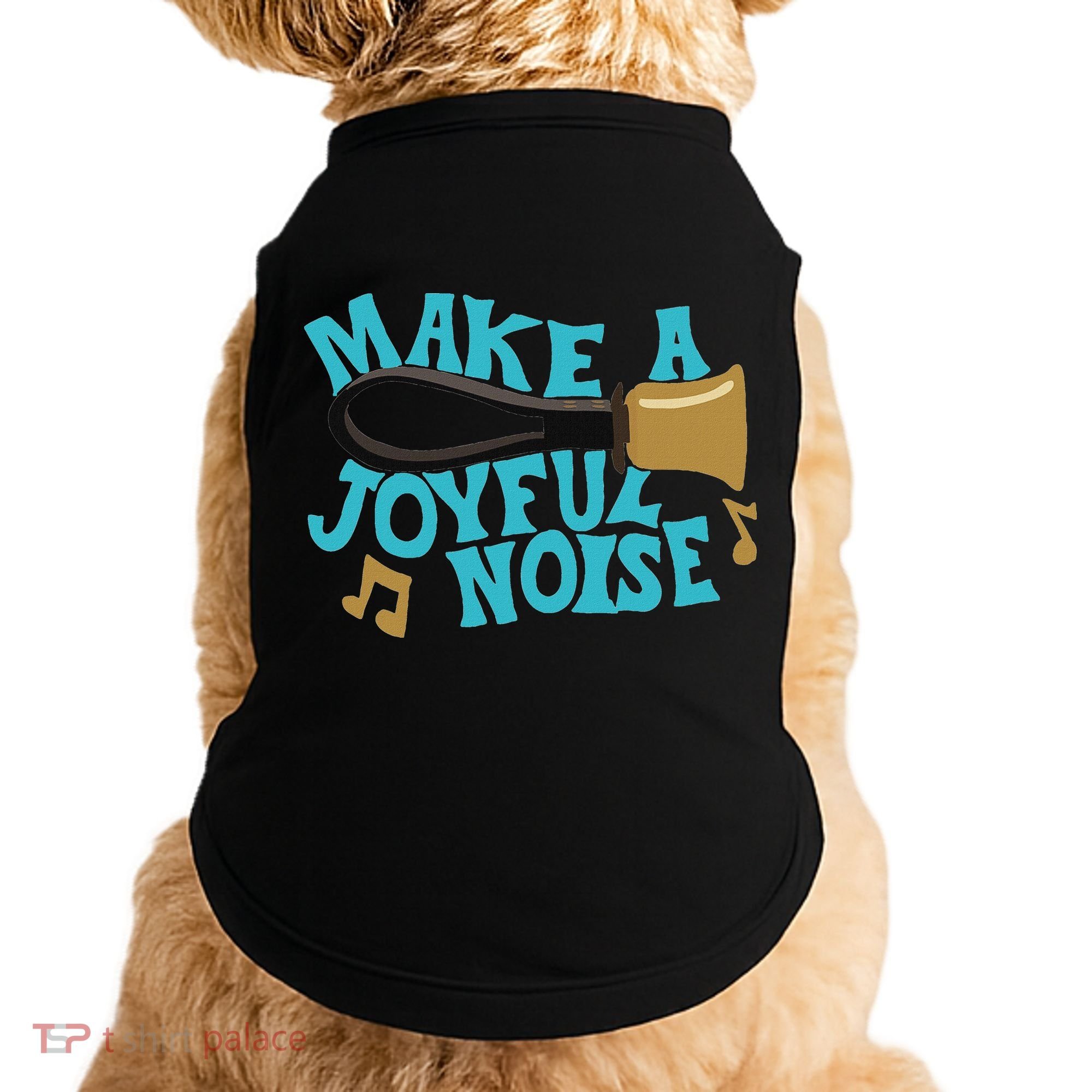 For Handbell Choir Ringers Make A Joyful Noise Graphic Doggie Tank