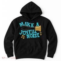 For Handbell Choir Ringers Make A Joyful Noise Graphic Hoodie thumb 0