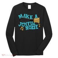 For Handbell Choir Ringers Make A Joyful Noise Graphic Long Sleeve Shirt thumb 0