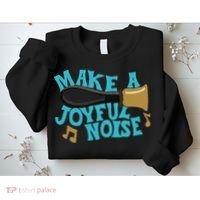 For Handbell Choir Ringers Make A Joyful Noise Graphic Sweatshirt thumb 2