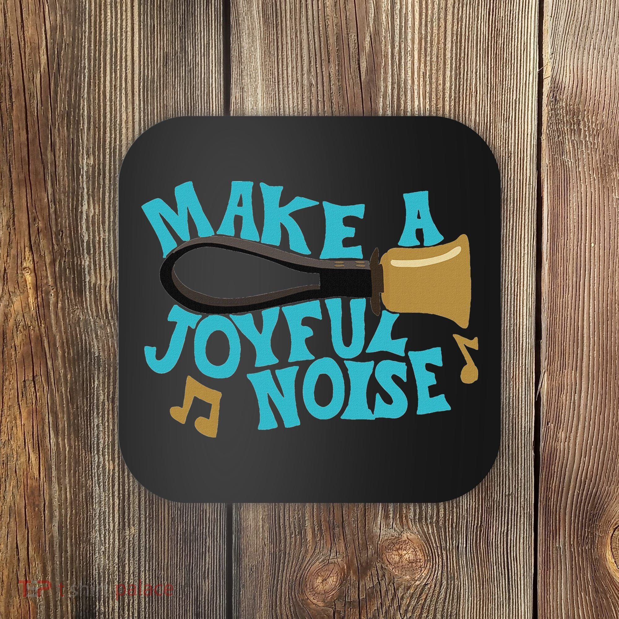 For Handbell Choir Ringers Make A Joyful Noise Graphic Coaster