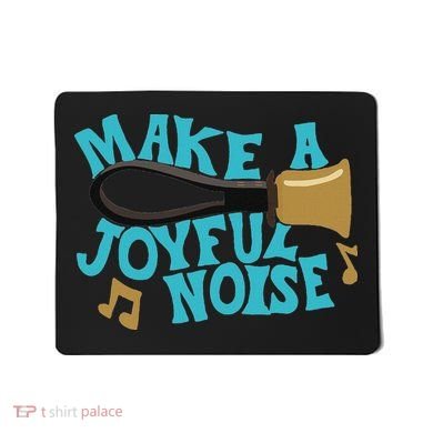 For Handbell Choir Ringers Make A Joyful Noise Graphic Mousepad