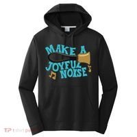 For Handbell Choir Ringers Make A Joyful Noise Graphic Performance Fleece Hoodie thumb 0