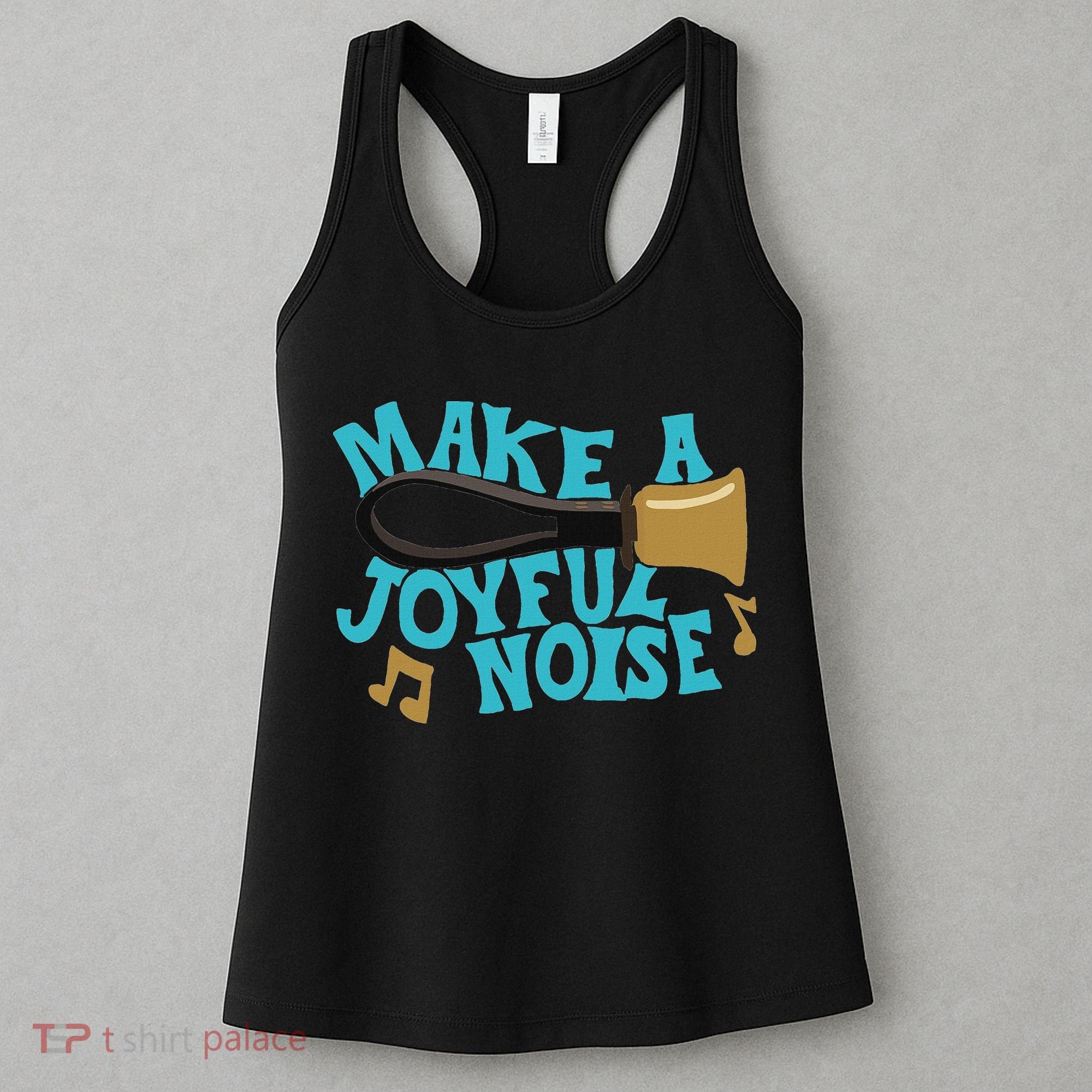 For Handbell Choir Ringers Make A Joyful Noise Graphic Women's Tank Top