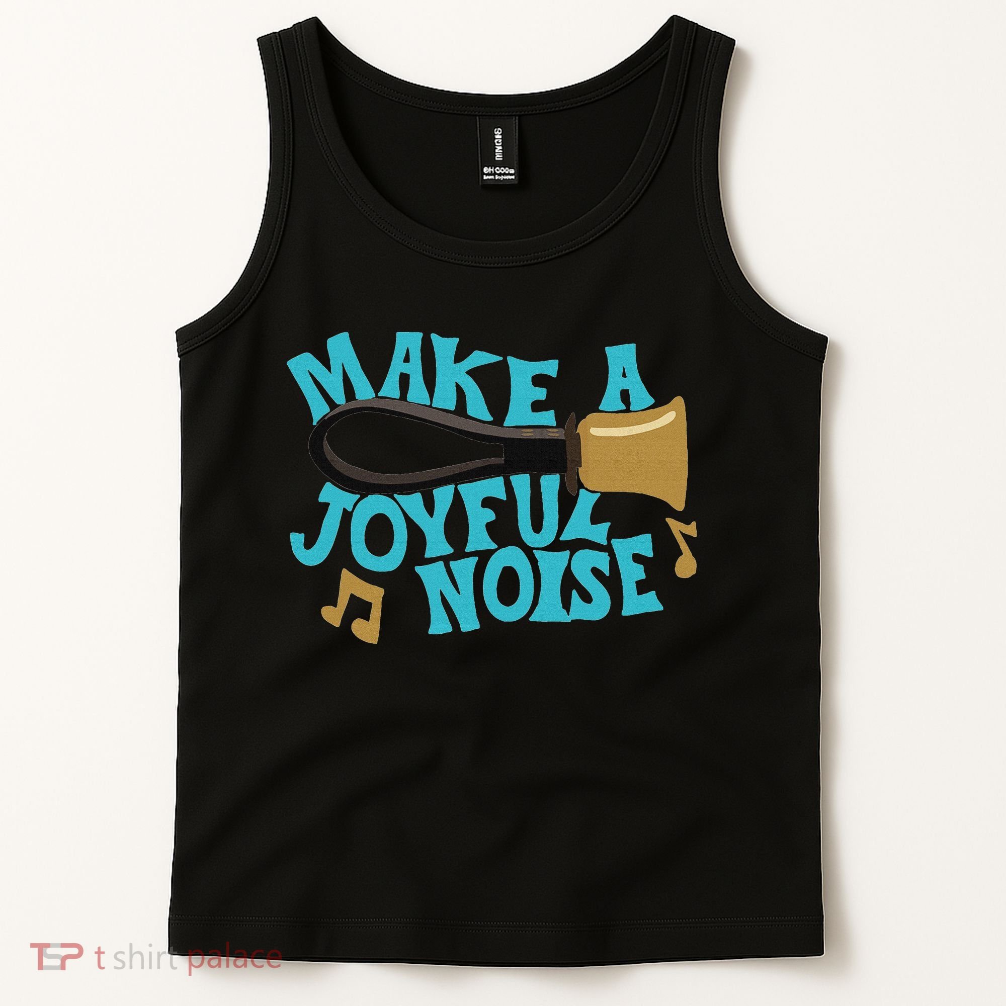 For Handbell Choir Ringers Make A Joyful Noise Graphic Tank Top