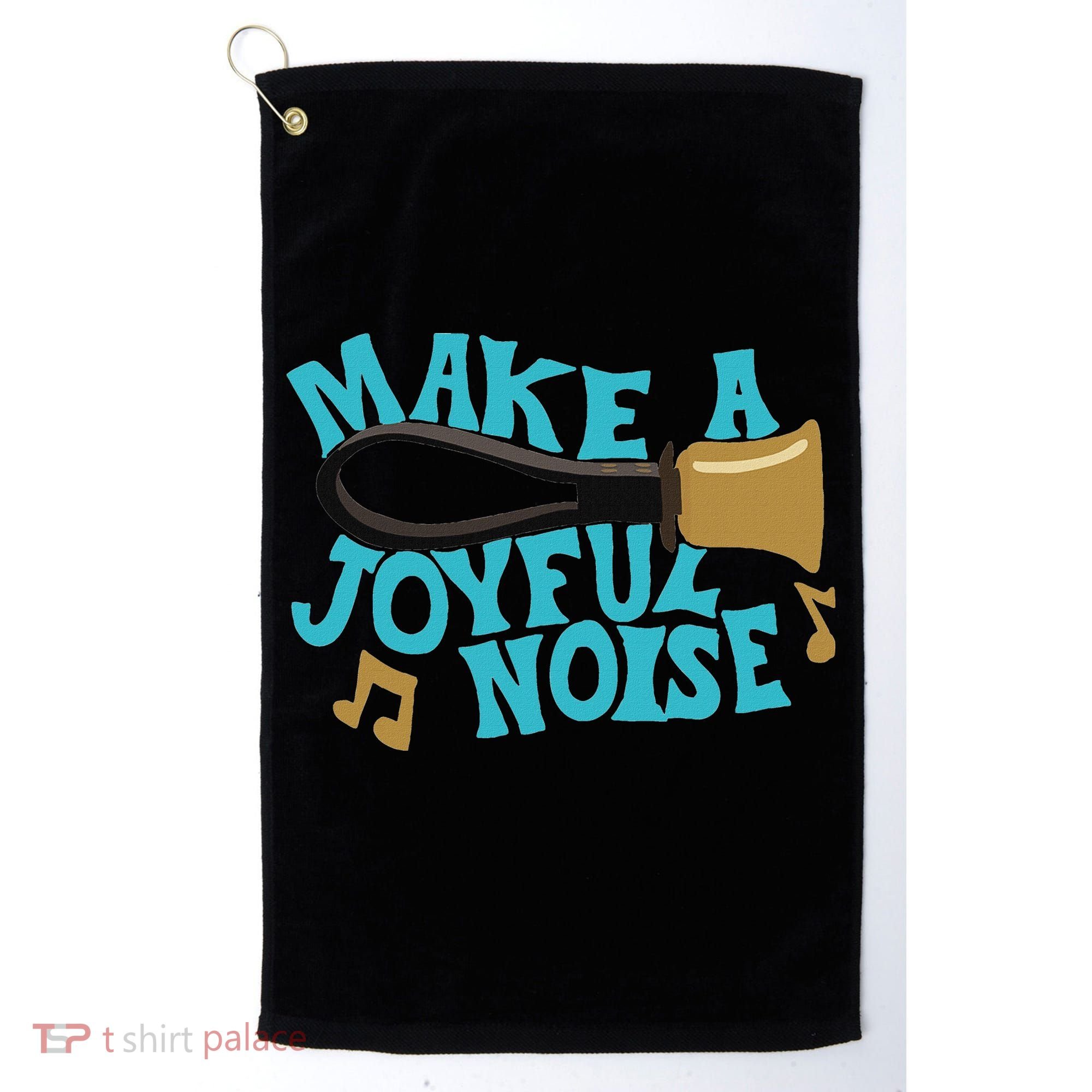 For Handbell Choir Ringers Make A Joyful Noise Graphic Golf Towel