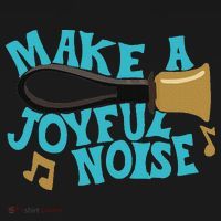 For Handbell Choir Ringers Make A Joyful Noise Graphic Visor thumb 3