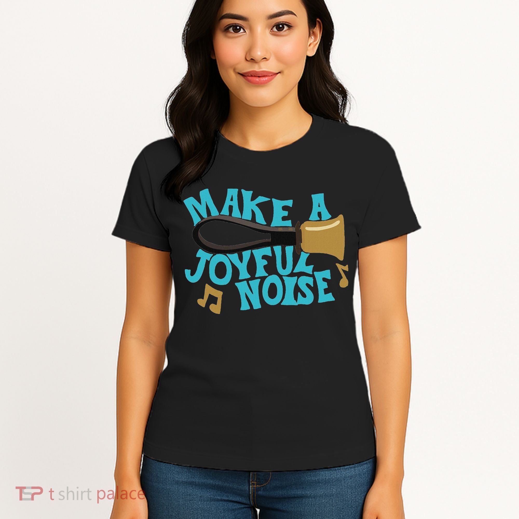 For Handbell Choir Ringers Make A Joyful Noise Graphic Women's T-Shirt