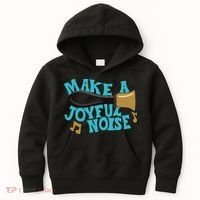 For Handbell Choir Ringers Make A Joyful Noise Graphic Kids Hoodie thumb 0