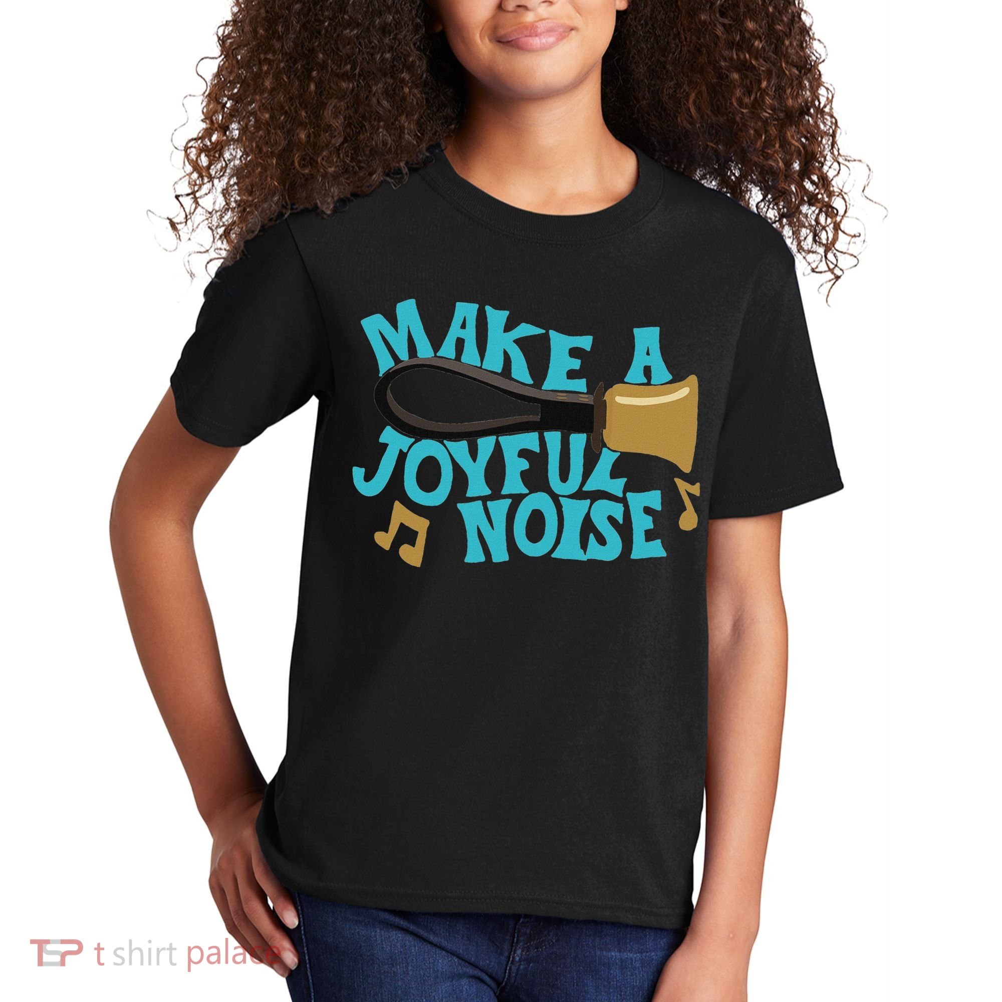 For Handbell Choir Ringers Make A Joyful Noise Graphic Kids T-Shirt