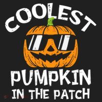 Funny Halloween Coolest Pumpkin In The Patch Cute Gift Beanie thumb 2