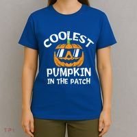 Funny Halloween Coolest Pumpkin In The Patch Cute Gift T-Shirt thumb 4