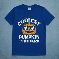 Funny Halloween Coolest Pumpkin In The Patch Cute Gift T-Shirt thumb 5