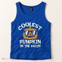 Funny Halloween Coolest Pumpkin In The Patch Cute Gift Tank Top thumb 2