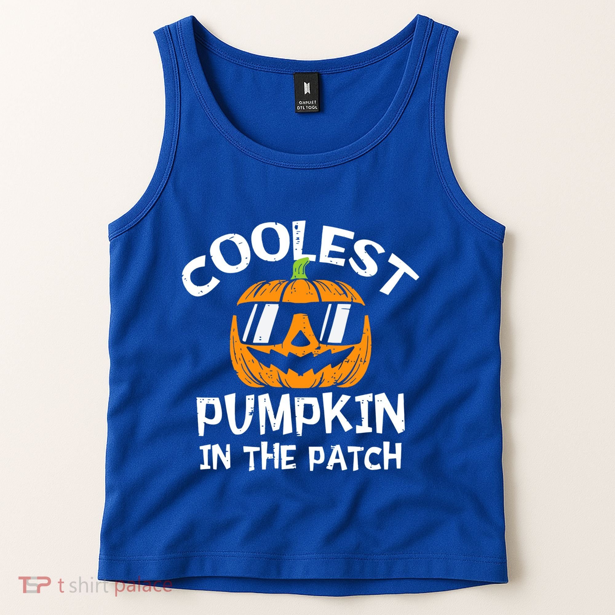 Funny Halloween Coolest Pumpkin In The Patch Cute Gift Tank Top