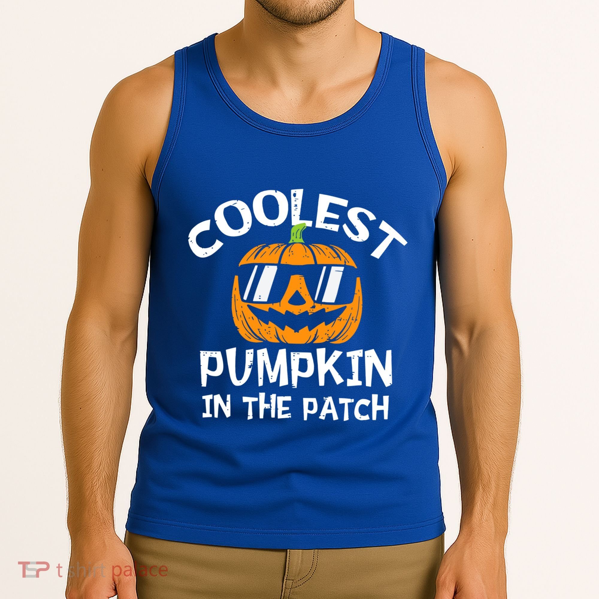 Funny Halloween Coolest Pumpkin In The Patch Cute Gift Tank Top