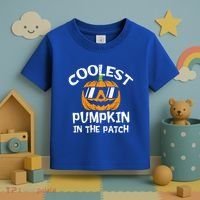 Funny Halloween Coolest Pumpkin In The Patch Cute Gift Toddler T-Shirt thumb 3