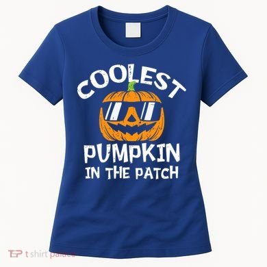 Funny Halloween Coolest Pumpkin In The Patch Cute Gift Women's T-Shirt