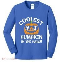 Funny Halloween Coolest Pumpkin In The Patch Cute Gift Kids Long Sleeve Shirt thumb 0