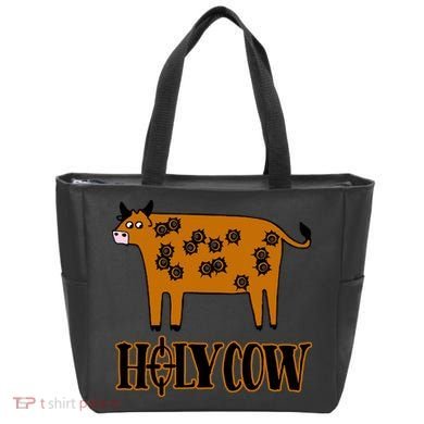 Funny Holy Cow Tote Bag